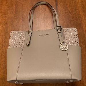 Jet Set Large Embellished Leather Tote